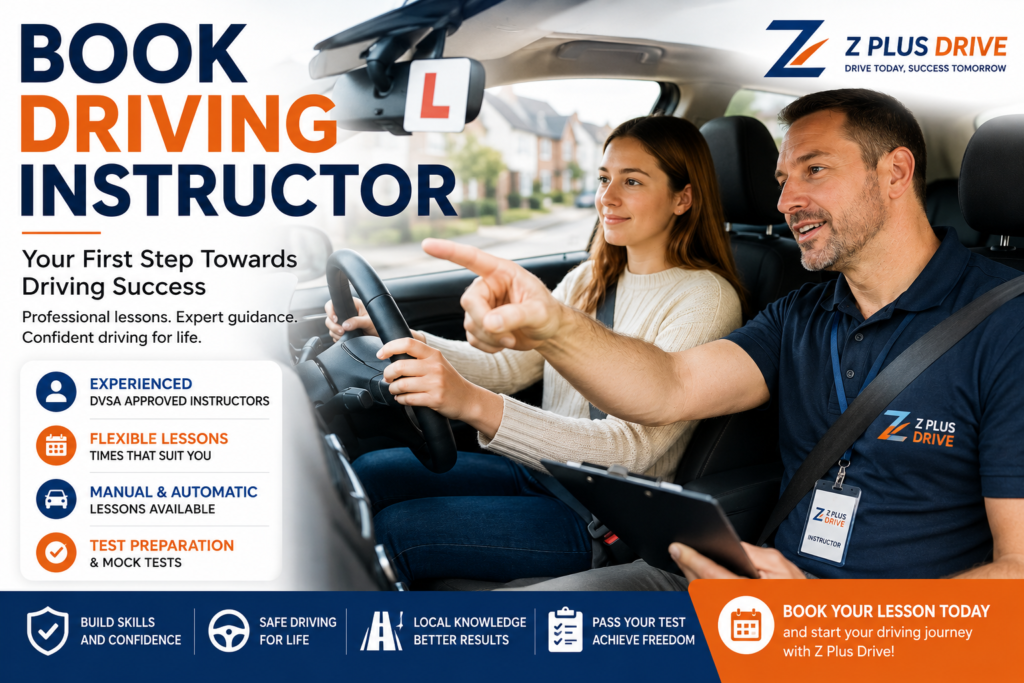 book driving instructor