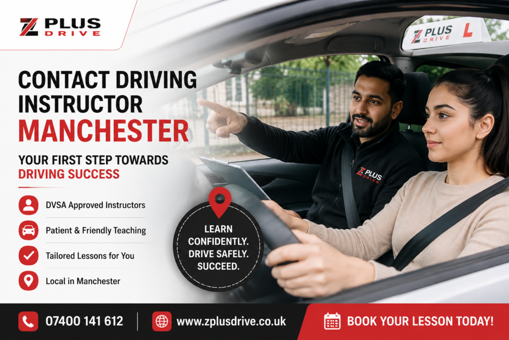 Contact Driving Instructor Manchester